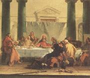 Giovanni Battista Tiepolo The Last Supper (mk05) oil painting on canvas